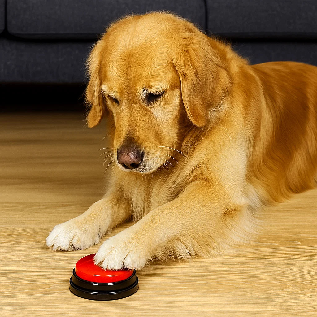 🎤 PawTalk™ – Le coffret de 4 buzzers interactifs pour parler avec votre chien